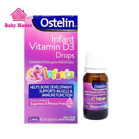 Vitamin D3 Drops Ostelin Úc 2.4ml