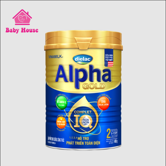 Sữa bột Dielac Alpha Gold IQ 2 400g