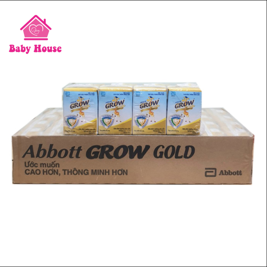 Thùng 48 hộp sữa Abbott Grow Gold vani 110ml