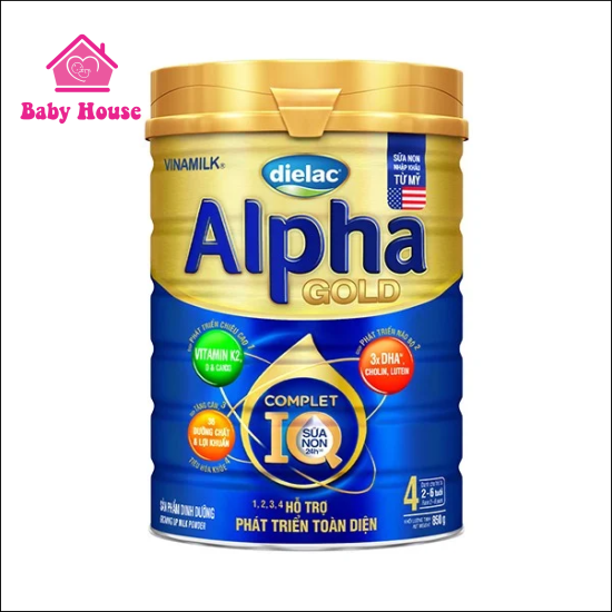 Sữa bột Dielac Alpha Gold IQ 4 850g
