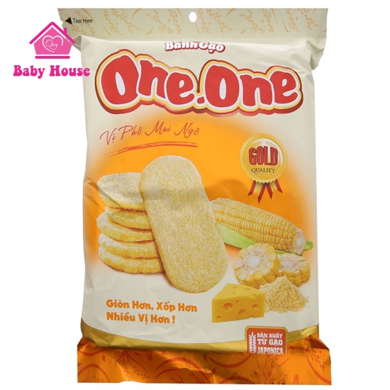 Bánh gạo One One phô mai ngô 118g