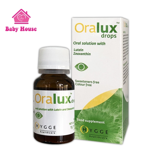 Oralux drops – Tăng cường thị lực, hỗ trợ mắt cho trẻ