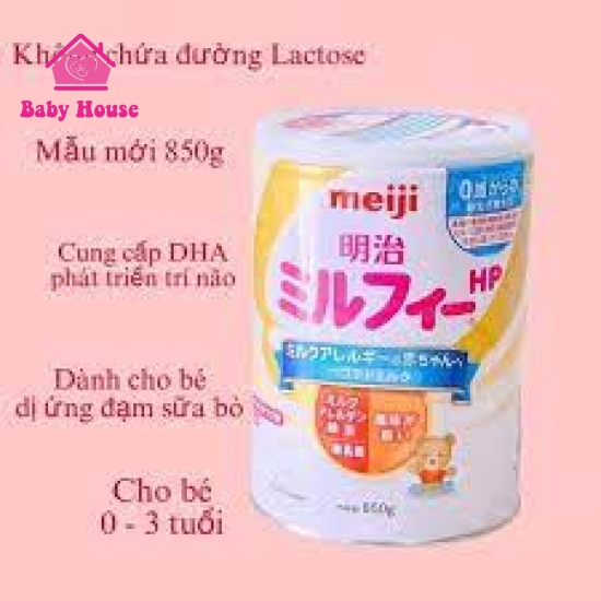 Sữa Meiji HP cho trẻ dị ứng đạm bò cho bé sơ sinh 850g