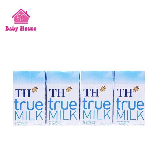 Lốc sữa TH True milk ít đường 110ml