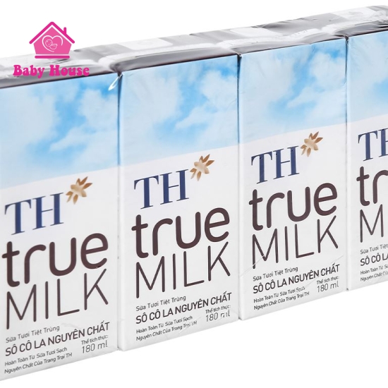 1 lốc sữa TH True Milk socola 180ml