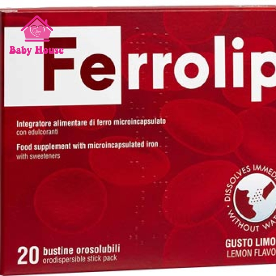 Sắt bột sinh học Ferrolip cho mẹ bầu và người thiếu máu