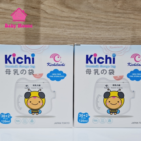 Túi trữ sữa Kichi 120ml 32 túi 