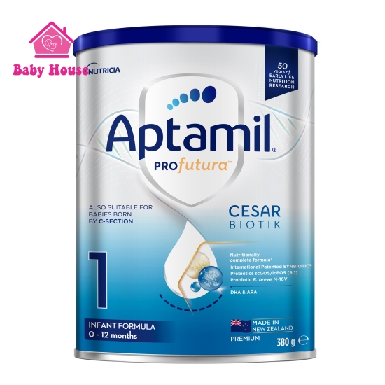 Sữa Aptamil Profutura Cesarbiotik số 1 380g dành cho bé 0 - 12 tháng tuổi