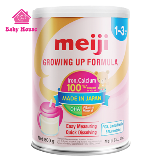 Sữa Meiji Growing Up Formula nhập khẩu số 1 800g (1-3 tuổi)