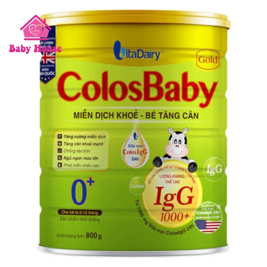 Sữa Colosbaby Gold 0+ 800g