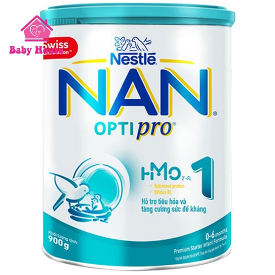 Sữa bột Nestle Nan Thuỵ Sĩ Optipro 1 900g 0-6 tháng