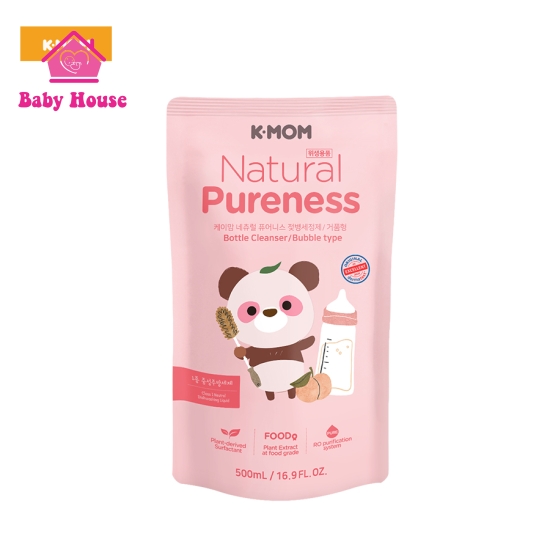 Bọt rửa bình sữa Kmom Hàn dạng túi 450ml