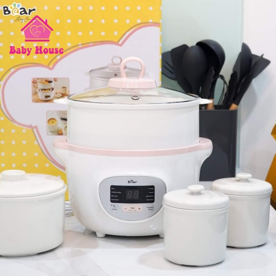 Nồi nấu cháo chậm Bear 1.6L phiên bản quốc tế