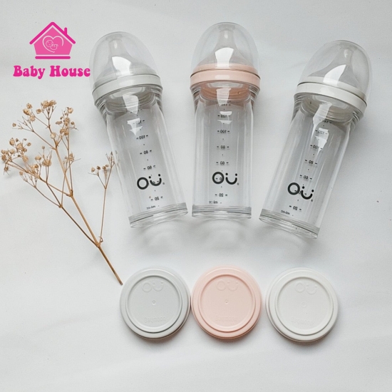 Bình sữa OU Wish nội địa Hàn 140ml kèm núm