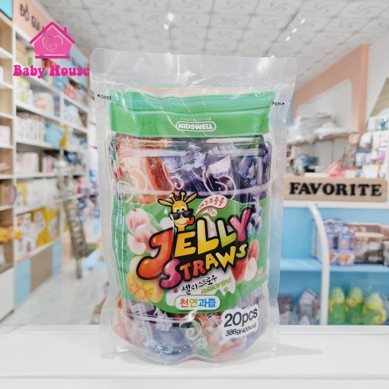 Thạch que trái cây Jelly Kids túi 20 cái