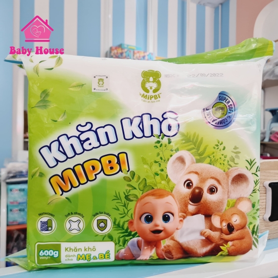 Khăn vải khô đa năng Mipbi 600g