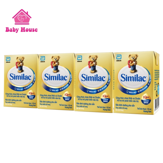 Lốc 4 hộp sữa nước Similac 110ml