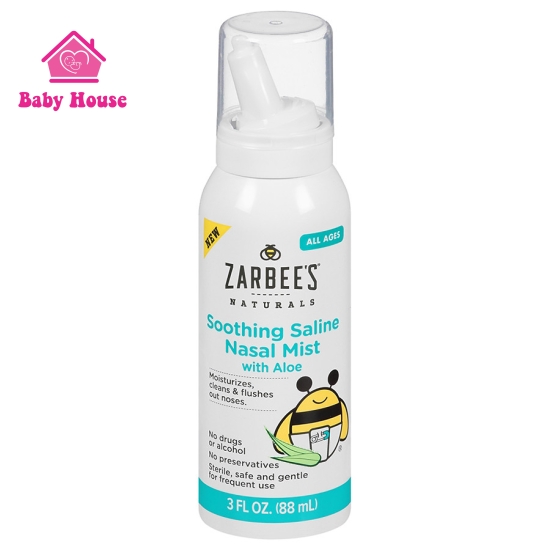 Xịt mũi lô hội Zarbees Mỹ 88ml