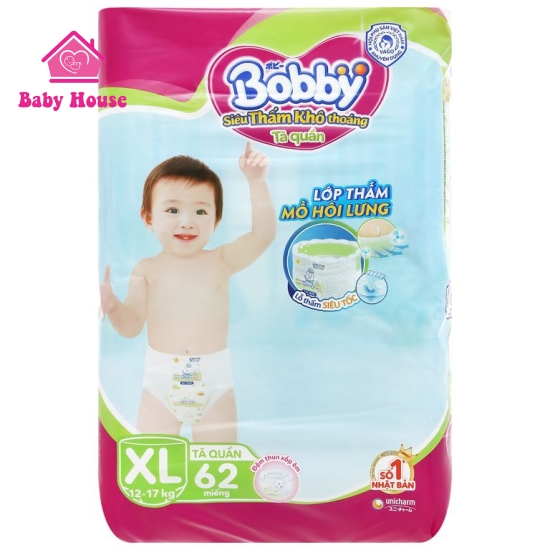 Tã quần Bobby XL62