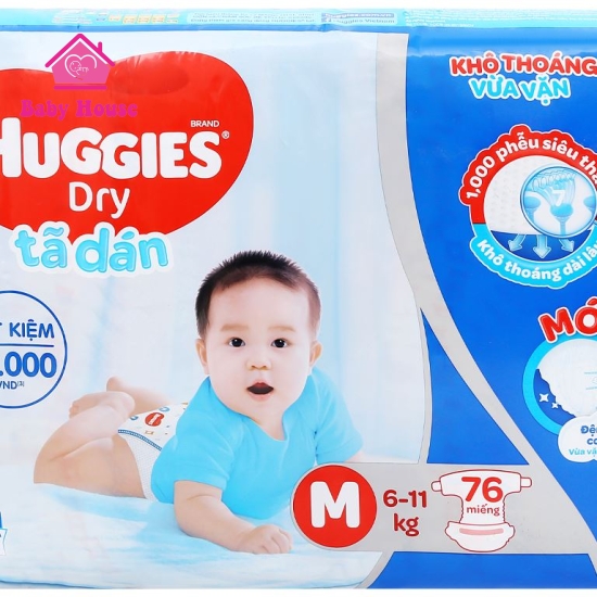 Tã dán Huggies M76