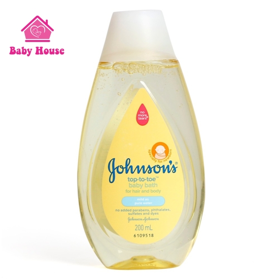 Sữa tắm gội Johnson baby 200ml