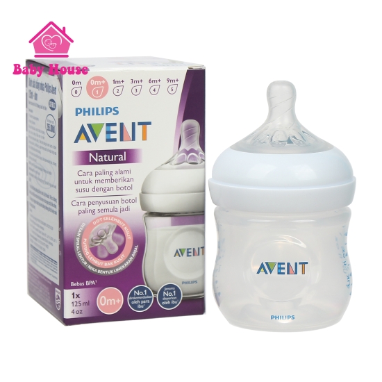 Bình sữa cổ rộng Philips Avent Natural 125ml