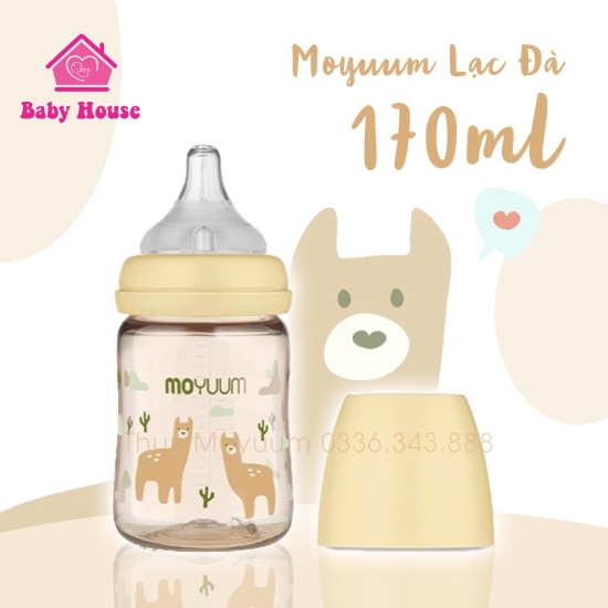 Bình sữa Moyuum lạc đà 170ml