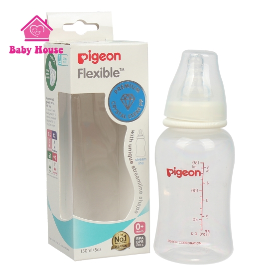 Bình sữa Pigeon cổ hẹp PP Streamline 150ml