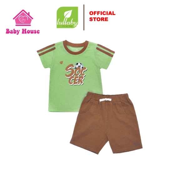 Bộ cộc tay Football Lullaby NH375M 6M-5Y