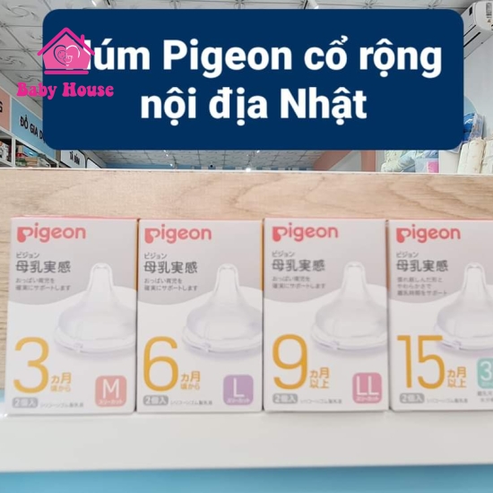 Núm Pigeon nội địa Nhật cổ rộng 3XL bán lẻ 1 cái