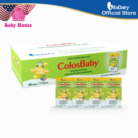 1 thùng 48 hộp sữa Colosbaby 110ml