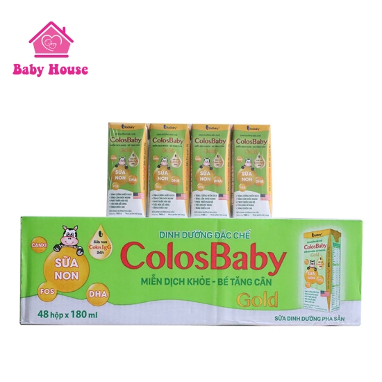 1 thùng 48 hộp sữa Colosbaby 180ml