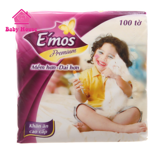 Giấy vuông Emos 100 tờ