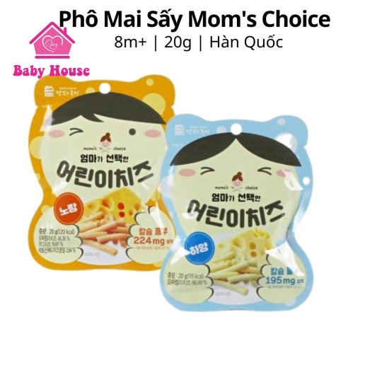 Phô Mai Que Mom 's Choice Hàn Quốc Sấy Lạnh Cho Bé 8M+