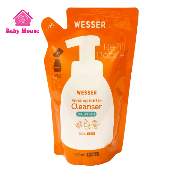 Nước rửa bình sữa Wesser túi 500ml