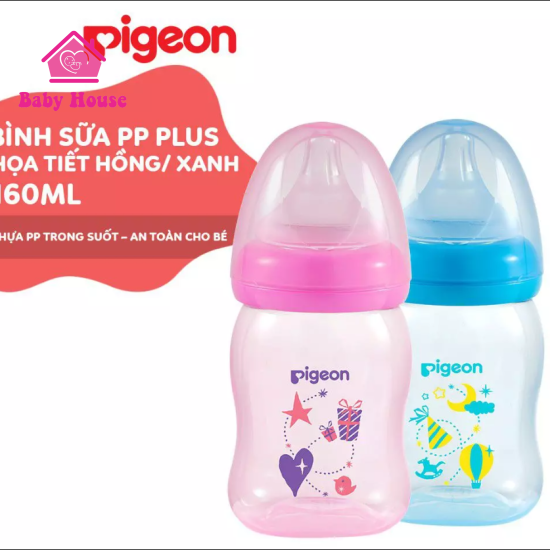 Bình sữa Pigeon cổ rộng PP 160ml