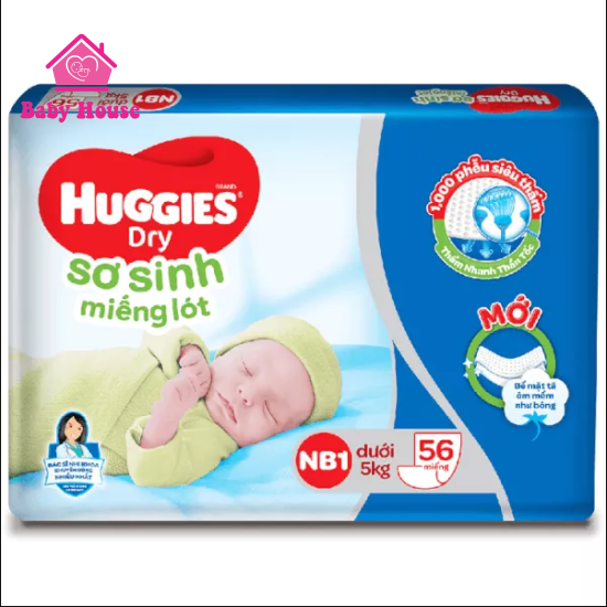 Miếng lót Huggies NB1 56 miếng