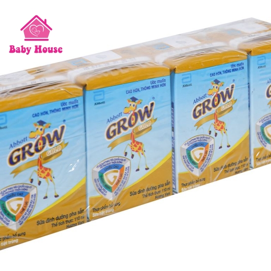 Lốc 4 hộp sữa Abbott Grow Gold Vani 110ml