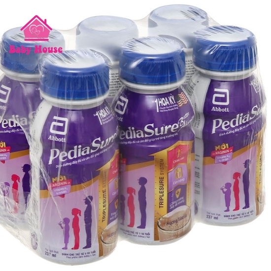 Lốc 6 hộp Pediasure nước chai 237ml