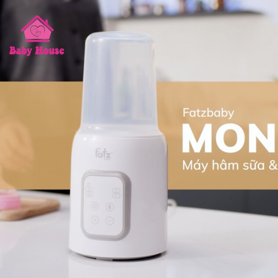 Máy hâm sữa &amp; tiệt trùng điên tử Fatzbaby Mono 7 FB3010TN