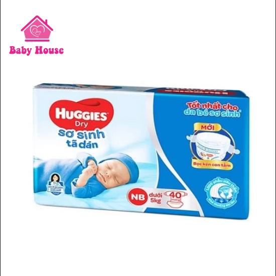 Tã dán sơ sinh Huggies NB40