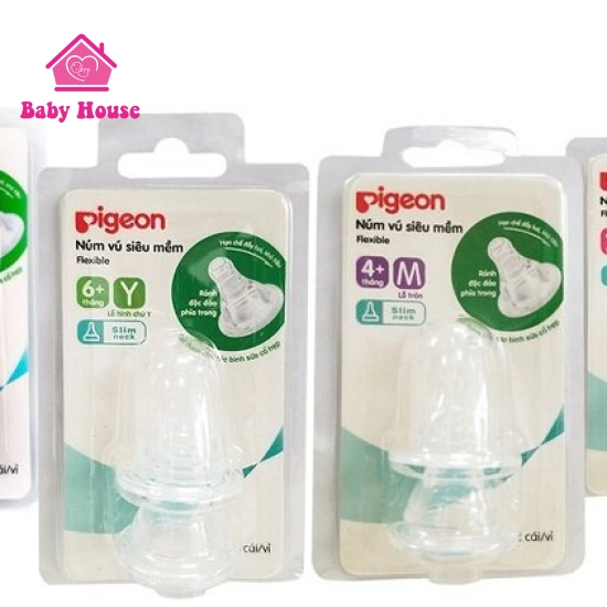 Núm ty Pigeon cổ hẹp size Y 6+M