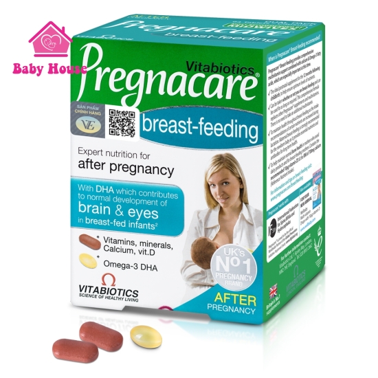 Vitamin và khoáng chất cho phụ nữ cho con bú Pregnacare Breast-Feeding