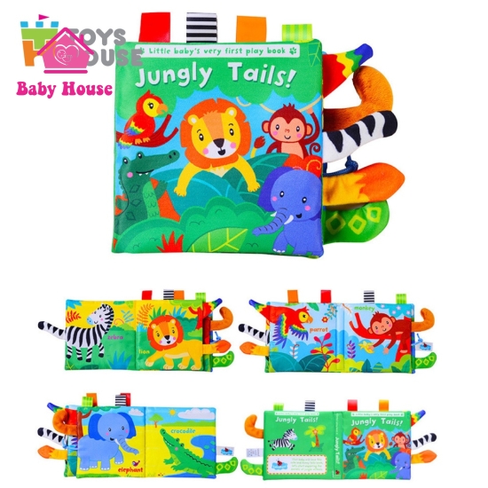 Sách vải giáo dục sớm cho bé sơ sinh Toys House