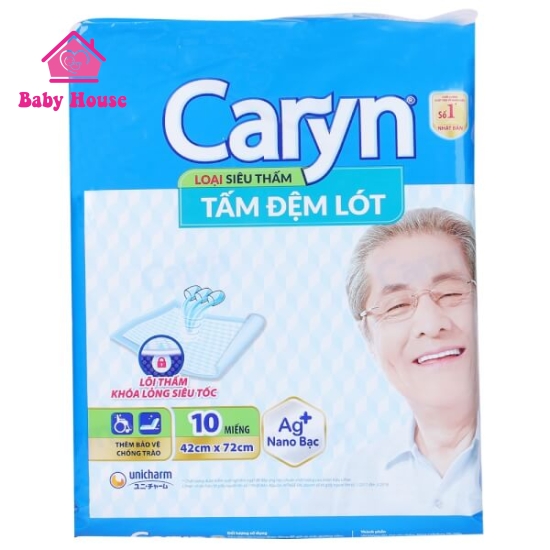 Tấm đệm lót Caryn siêu thấm 10 miếng