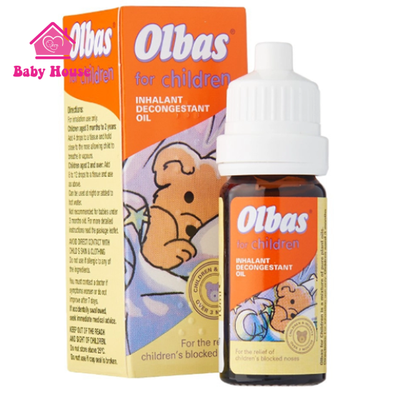 Tinh dầu xông mũi trị ngạt Olbas 12ml (3M+) UK