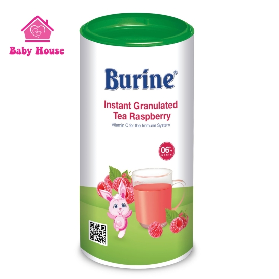 Trà cốm hoa quả Burine mâm xôi 200g (6M+)