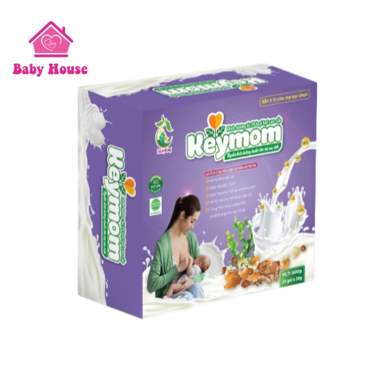 Sữa hạt lợi sữa Keymom mix 3 vị 500g ( 25 gói)