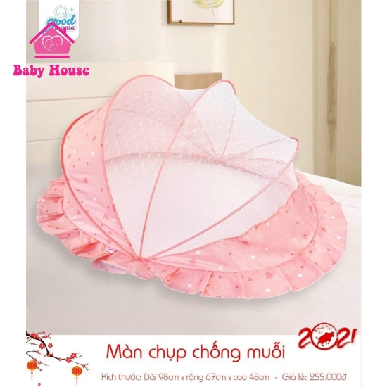 Màn chụp gấp gọn Goodmama chống muỗi