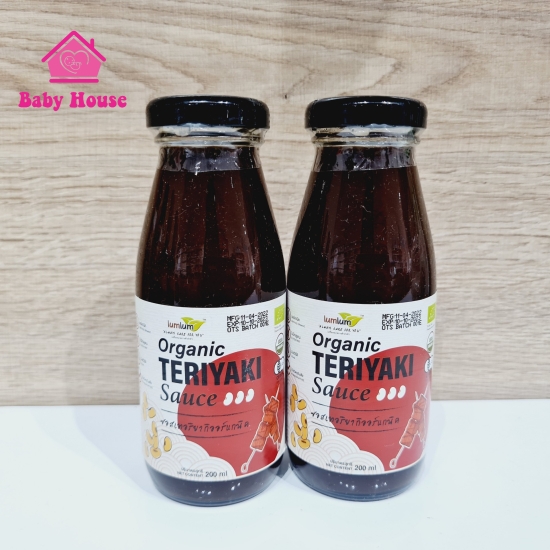 Sốt Teriyaki hữu cơ Lum Lum 200ml